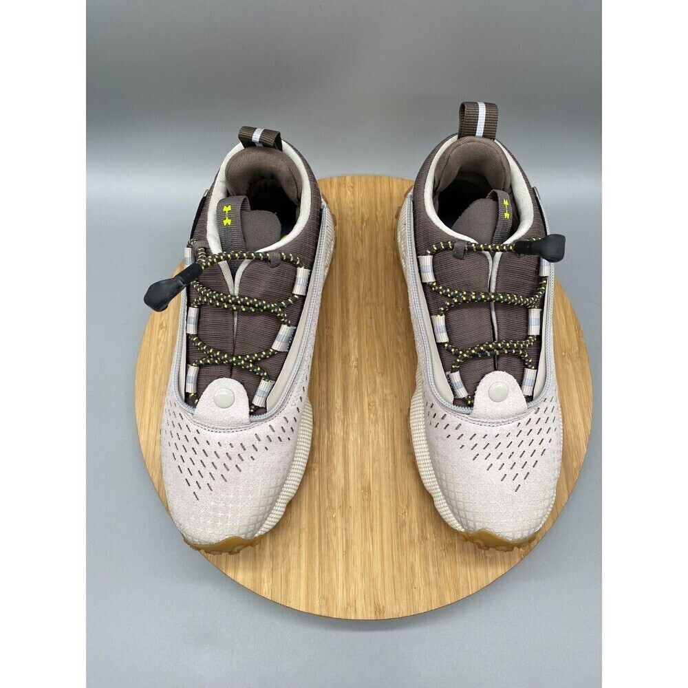 Under Armour Shoes Womans 7.5 Summit Fat Tire Trail Running Beige 3024921 - Picture 9 of 13